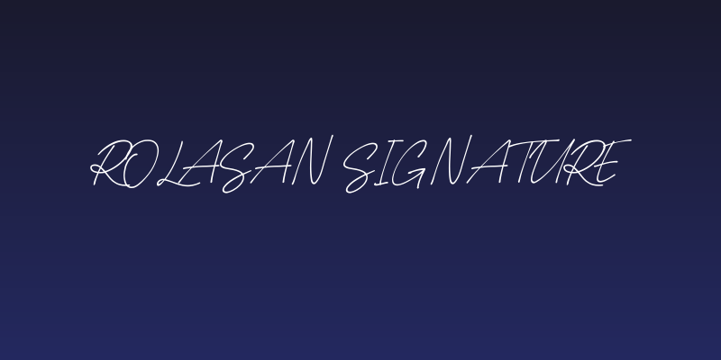 Rolasan Signature Social Header