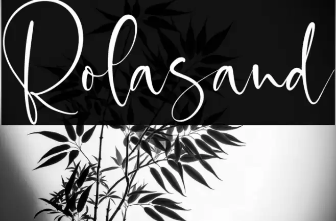Rolasand Font examples