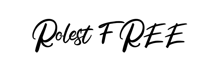 Rolest FREE  Frei Schriftart Herunterladen