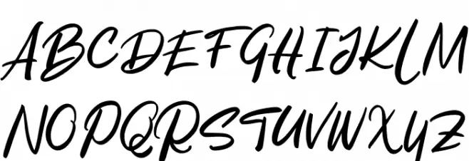 Rolest FREE Schriftart Groß