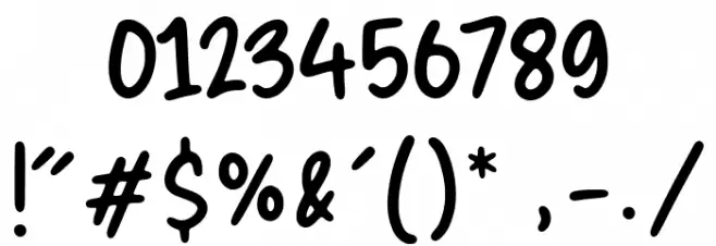 Roleyfox Font OTHER CHARS