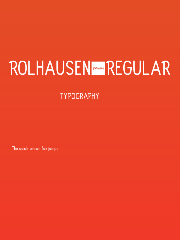 Rolhausen-Regular Poster