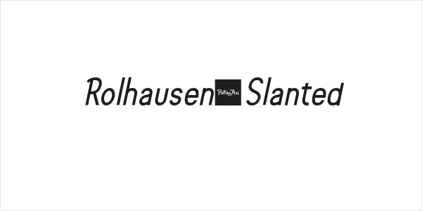 Rolhausen-Slanted Logo