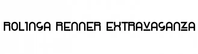 Rolinga Renner Extravaganza  Frei Schriftart Herunterladen