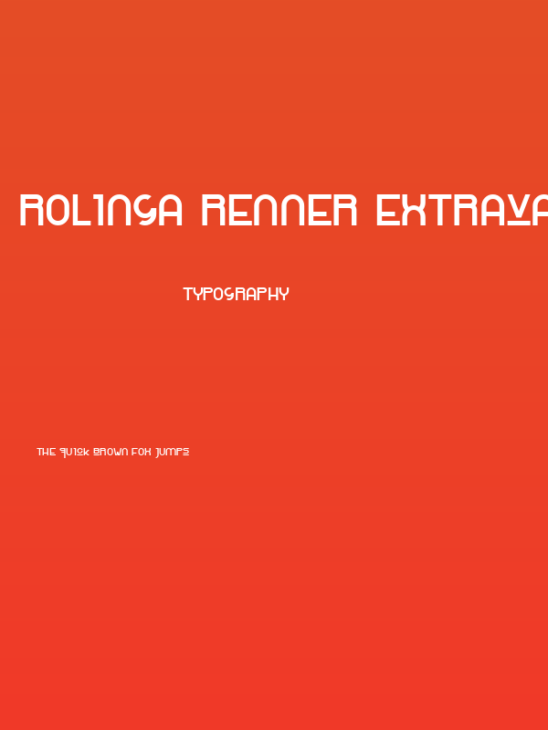 Rolinga Renner Extravaganza Poster