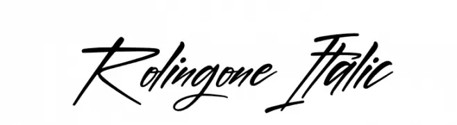 Rolingone Italic  नि: शुल्क फ़ॉन्ट्स डाउनलोड