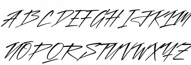 Rolingone Italic Шрифта ВЕРХНИЙ