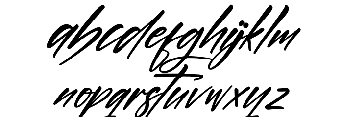 Rolingone Italic Font LOWERCASE