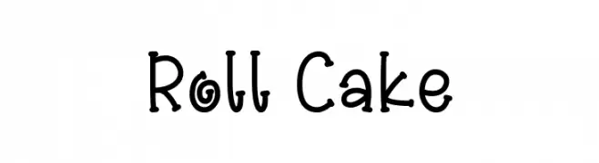 Roll Cake  免费字体下载
