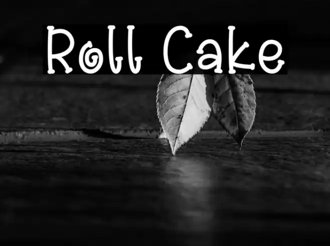 Roll Cake Font examples