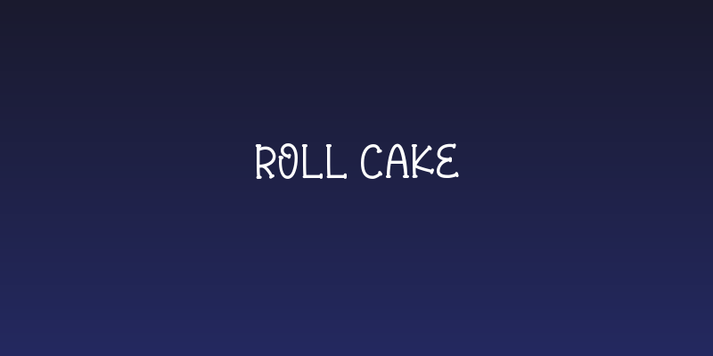 Roll Cake Social Header