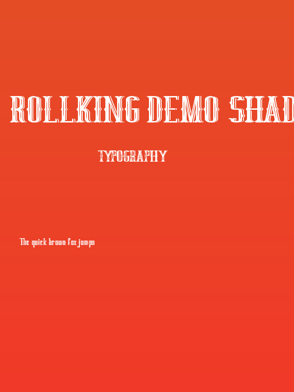 RollKing Demo Shadow Poster