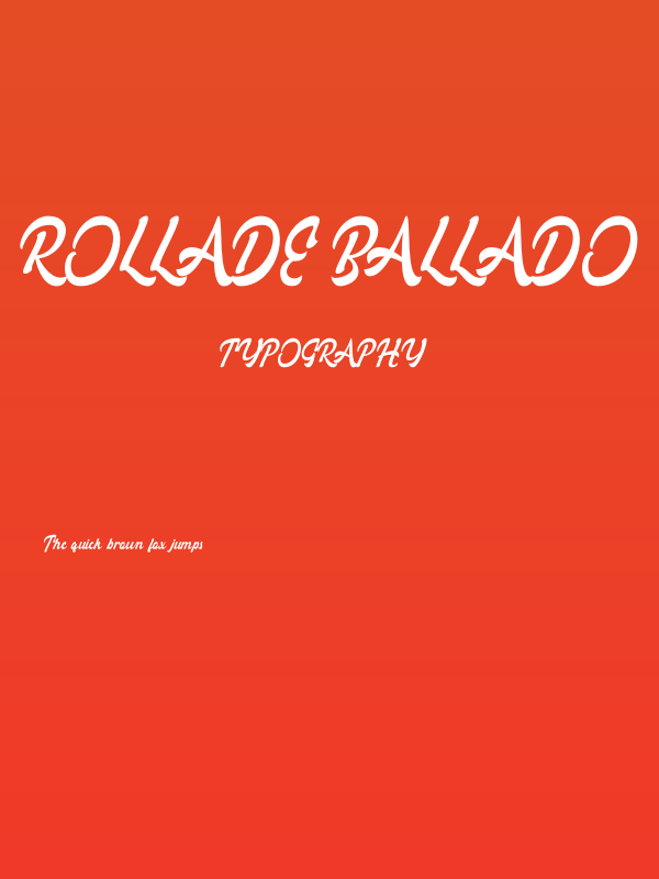Rollade Ballado Poster