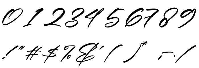 Rolland Victory フォント その他の文字