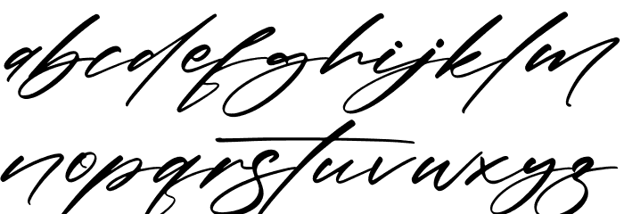 Rolland Victory フォント 小文字