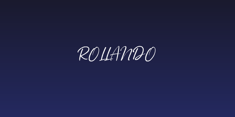 Rollando Social Header