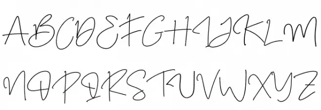 Rollanisa Regular Font UPPERCASE