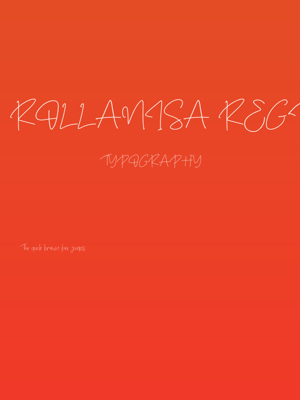 Rollanisa Regular Poster