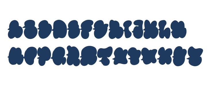 Rollbeat Graffiti Fill Uppercase