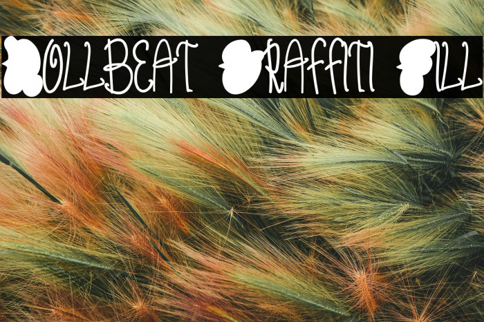 Rollbeat Graffiti Fill Font examples