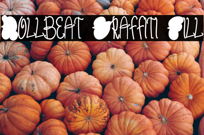 Rollbeat Graffiti Fill Font examples