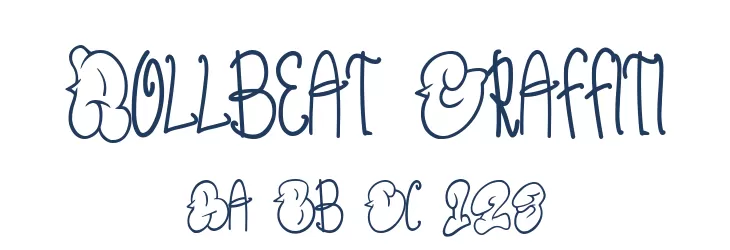 Rollbeat Graffiti  フリーフォントのダウンロード
