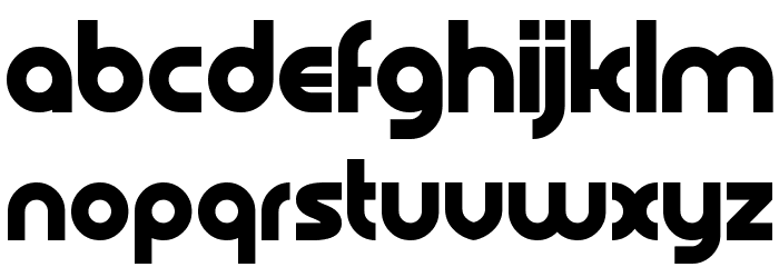 Rollcage Font LOWERCASE