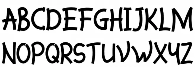 Rollenzo Schriftart Groß