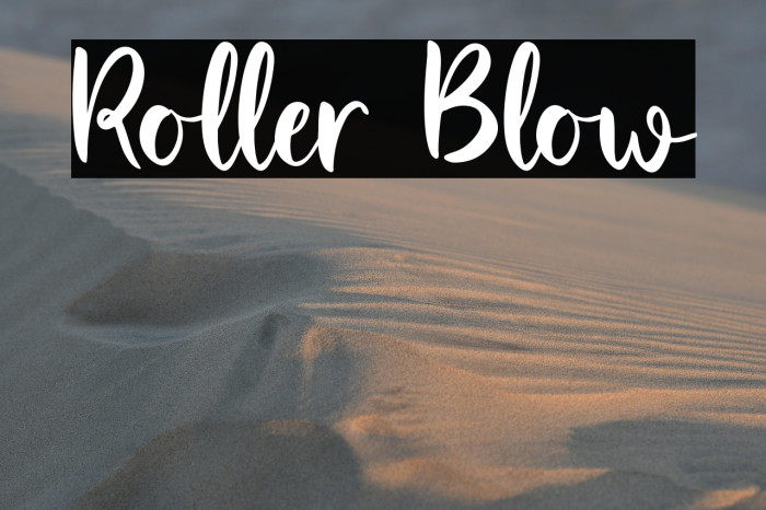 Roller Blow Example 3