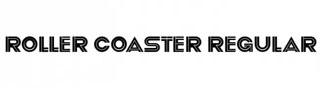 Roller Coaster Regular  नि: शुल्क फ़ॉन्ट्स डाउनलोड