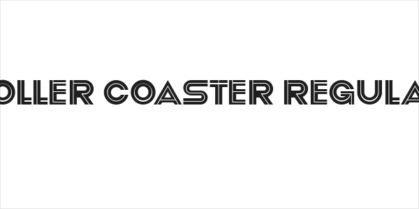 Roller Coaster Regular Logo