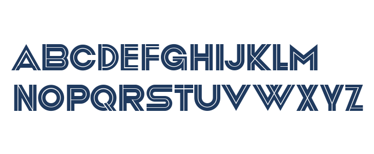 Roller Coaster Regular Lowercase