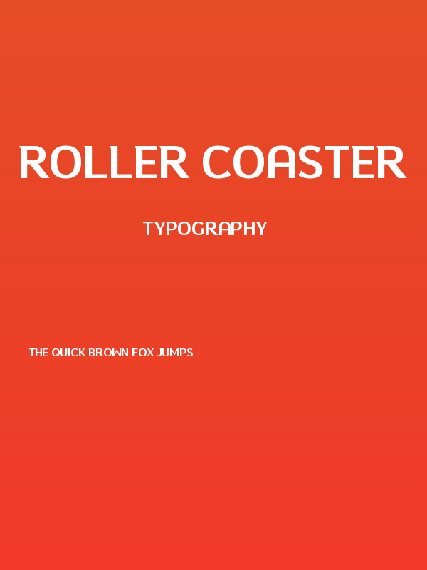 Roller Coaster Poster
