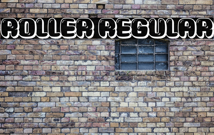 Roller Regular Font examples