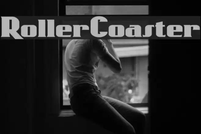 RollerCoaster Font examples