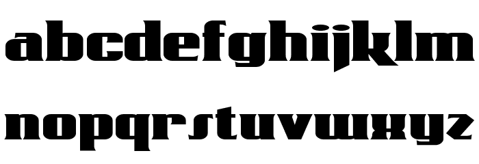 RollerCoaster Font LOWERCASE