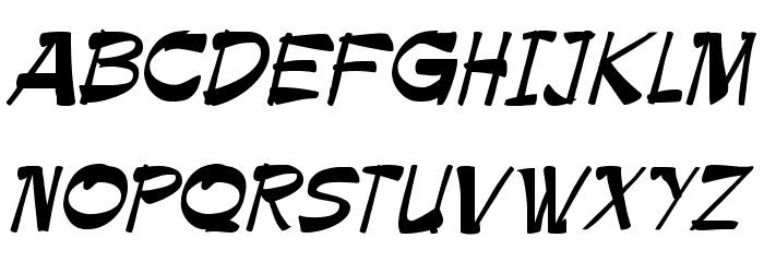 Roller Font LOWERCASE