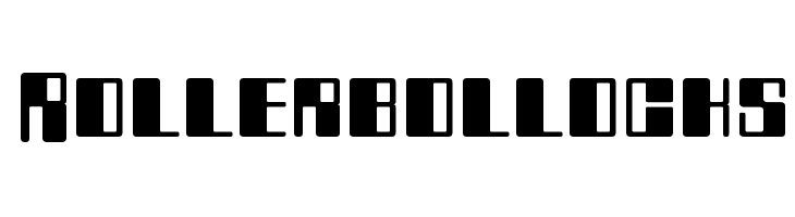Rollerbollocks Font