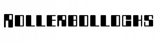 Rollerbollocks  Скачать бесплатные шрифты