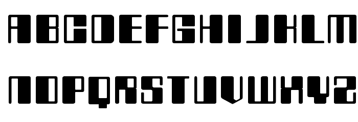 Rollerbollocks Font LOWERCASE