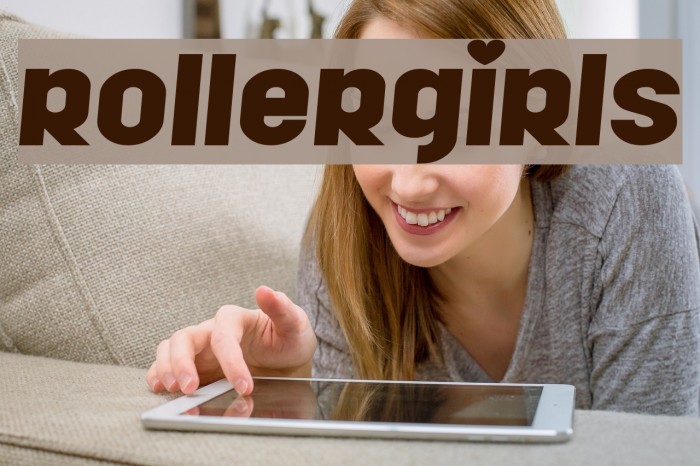 Rollergirls Font examples