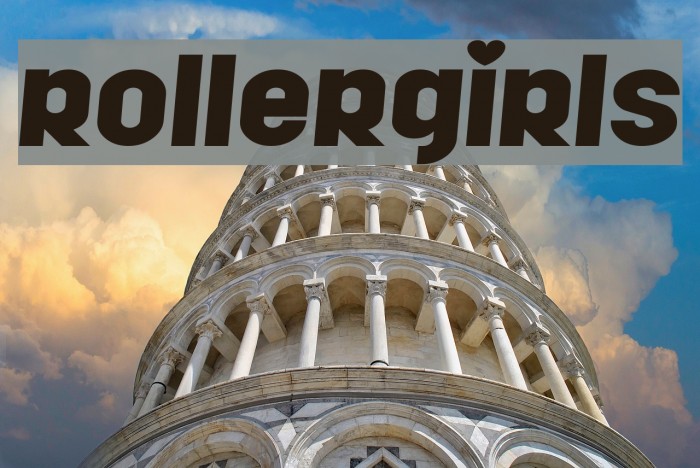 Rollergirls Font examples