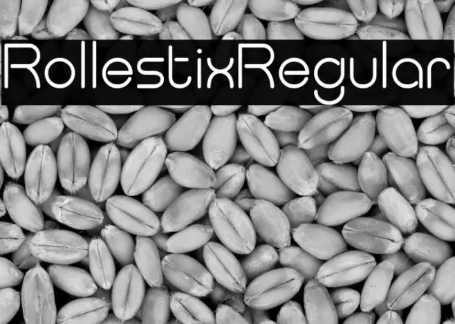 Rollestix-Regular Font examples