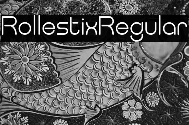 Rollestix-Regular Font examples
