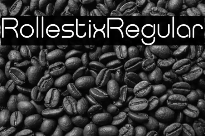 Rollestix-Regular Font examples