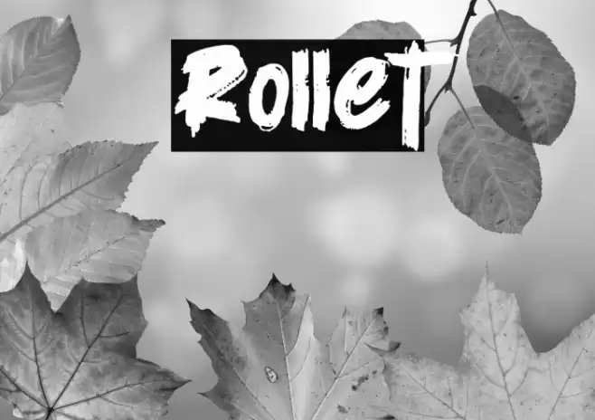 Rollet Font examples