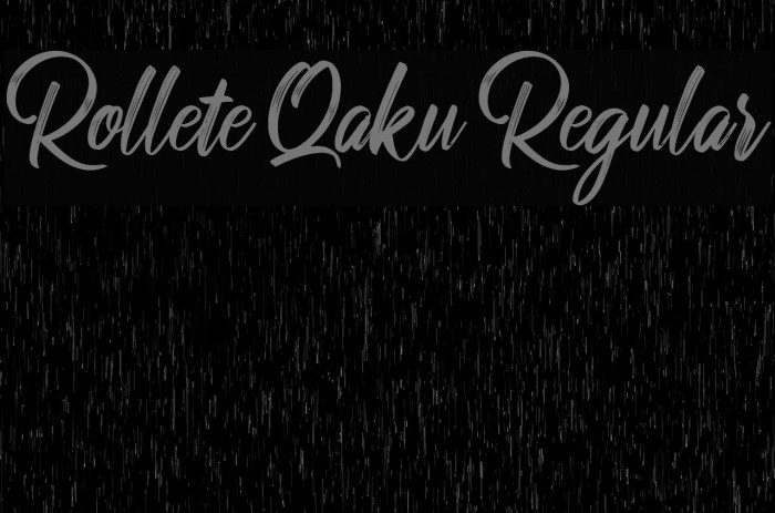 Rollete Qaku Regular Example 1