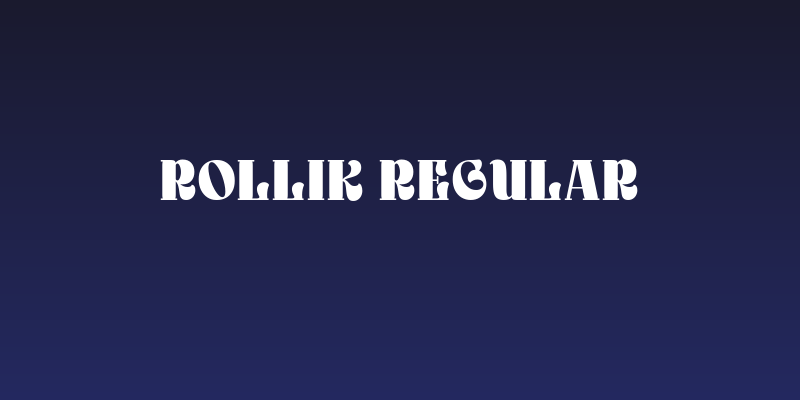 Rollik Regular Social Header