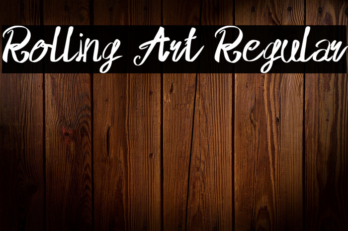 Rolling Art Regular Example 2