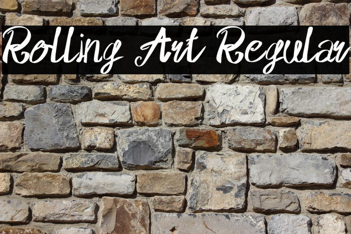 Rolling Art Regular Example 3